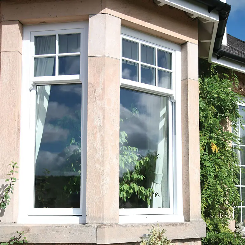 Vertical sliding sash and bow windows